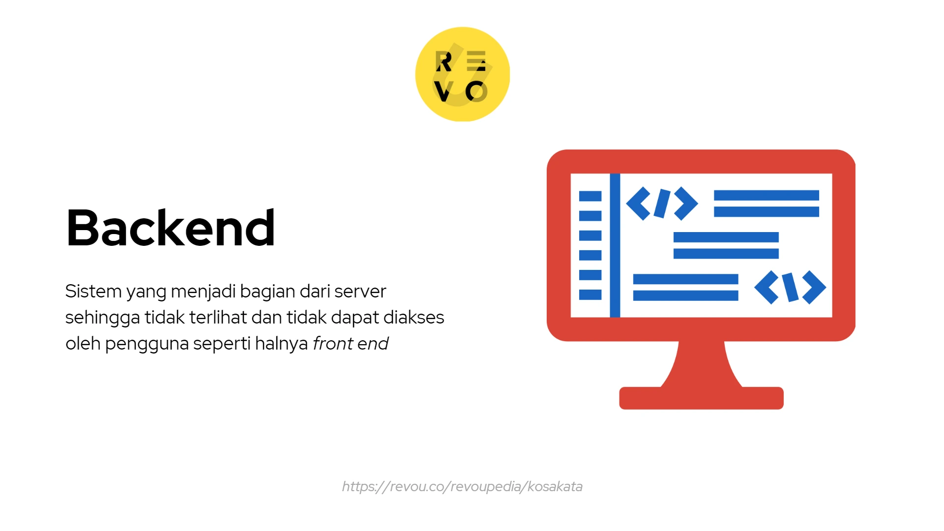 Apa itu backend arti fungsi contoh faqs 2025 revou